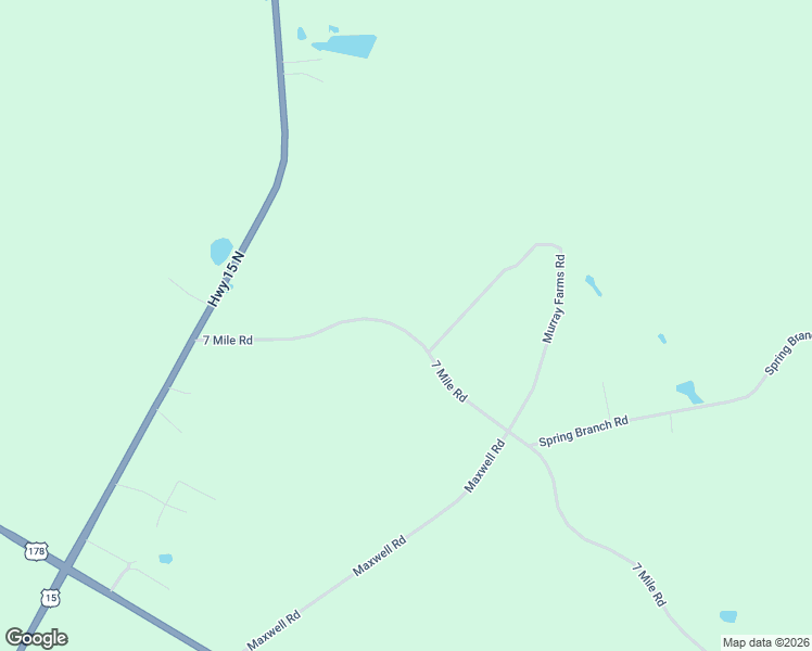 map of restaurants, bars, coffee shops, grocery stores, and more near 1953 7 Mile Road in Harleyville
