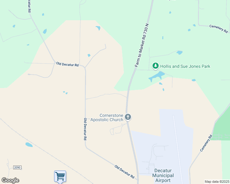 map of restaurants, bars, coffee shops, grocery stores, and more near 3025 North Trinity Street in Decatur
