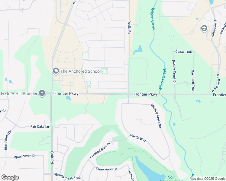 map of restaurants, bars, coffee shops, grocery stores, and more near 1609 Snapdragon Court in Celina