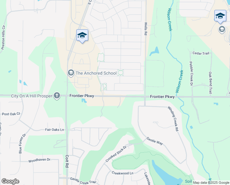 map of restaurants, bars, coffee shops, grocery stores, and more near 1501 Snapdragon Court in Celina