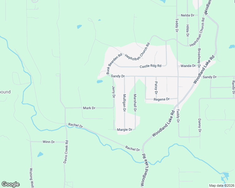 map of restaurants, bars, coffee shops, grocery stores, and more near 12513 Jerry Drive in McCalla