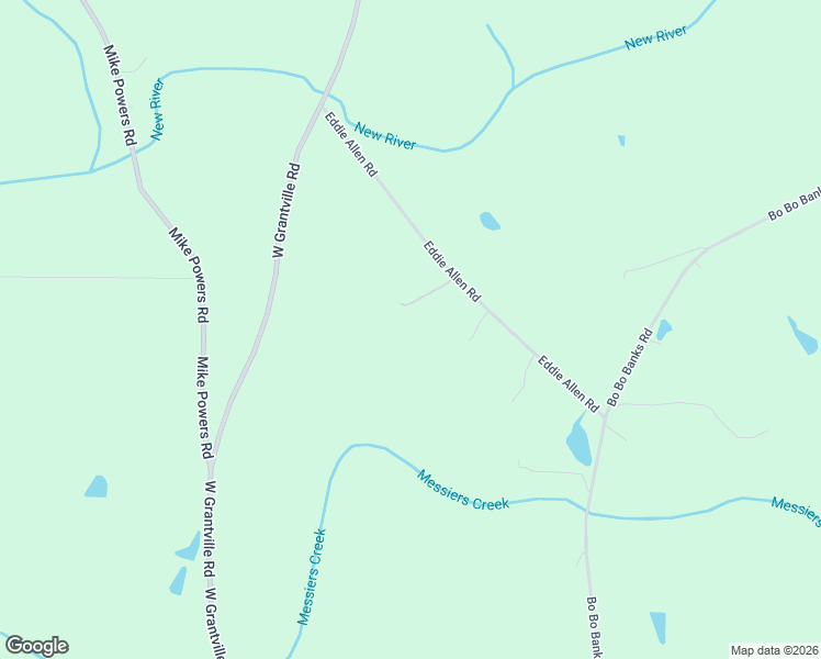 map of restaurants, bars, coffee shops, grocery stores, and more near 250 Eddie Allen Road in Grantville