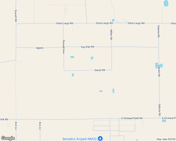 map of restaurants, bars, coffee shops, grocery stores, and more near Darryl Road in Chaves County