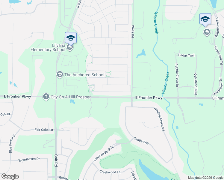 map of restaurants, bars, coffee shops, grocery stores, and more near 1606 Gardenia Street in Celina