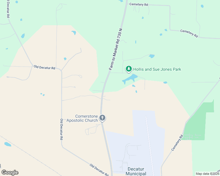 map of restaurants, bars, coffee shops, grocery stores, and more near 3092 North Trinity Street in Decatur