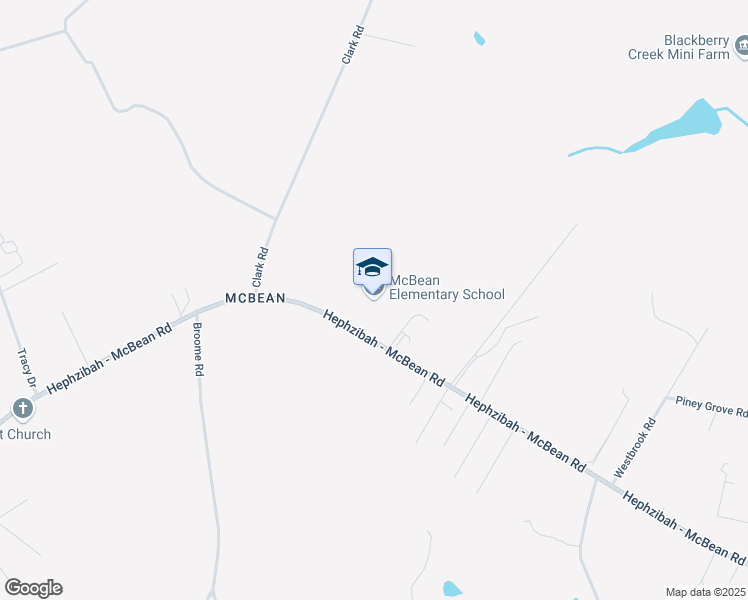 map of restaurants, bars, coffee shops, grocery stores, and more near 1165 Hephzibah - McBean Road in Hephzibah