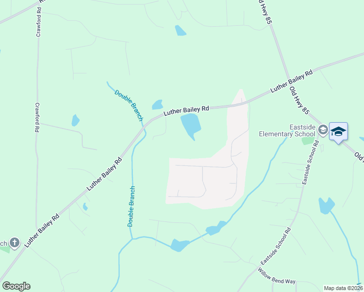 map of restaurants, bars, coffee shops, grocery stores, and more near 1722 Luther Bailey Road in Senoia