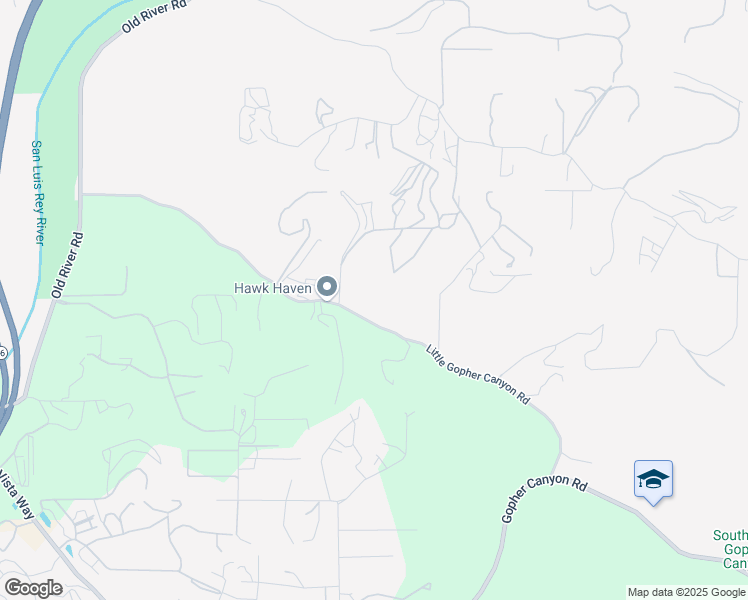 map of restaurants, bars, coffee shops, grocery stores, and more near 1390 Little Gopher Canyon Road in Vista