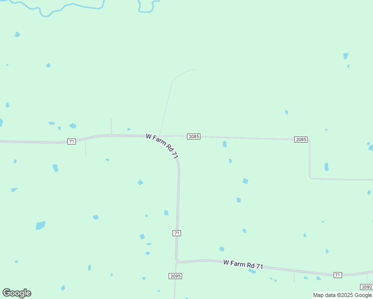 map of restaurants, bars, coffee shops, grocery stores, and more near 445 West Farm Road 71 in Commerce
