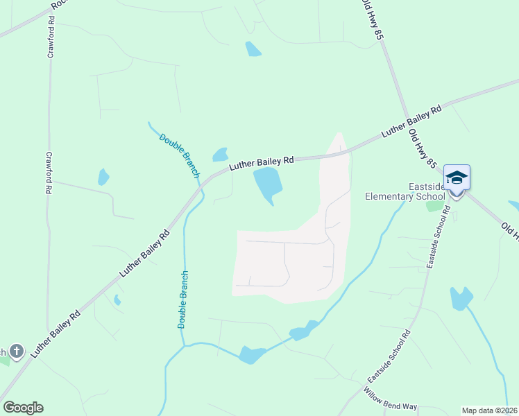 map of restaurants, bars, coffee shops, grocery stores, and more near 1722 Luther Bailey Road in Senoia