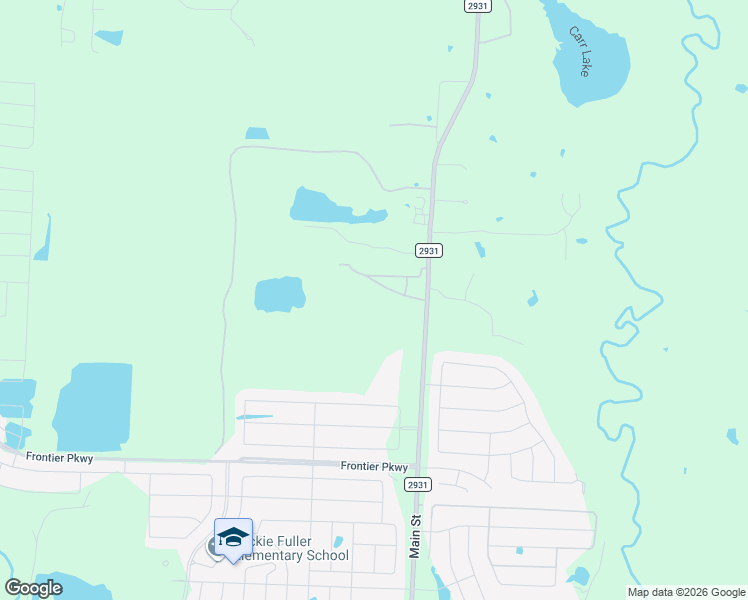 map of restaurants, bars, coffee shops, grocery stores, and more near 5025 Farm to Market Road 2931 in Aubrey