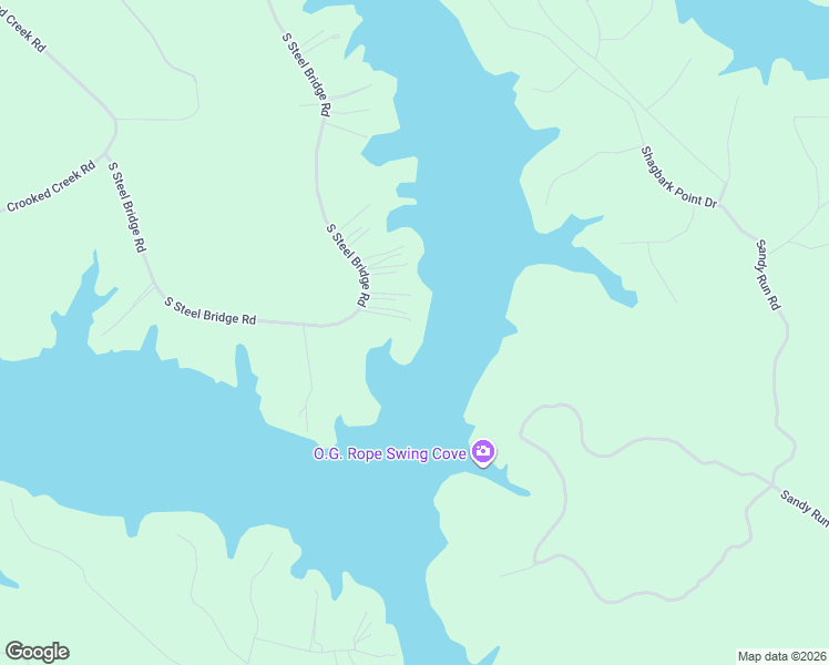 map of restaurants, bars, coffee shops, grocery stores, and more near 270 South Steel Bridge Road in Eatonton