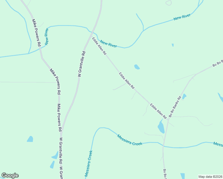 map of restaurants, bars, coffee shops, grocery stores, and more near 250 Eddie Allen Road in Grantville