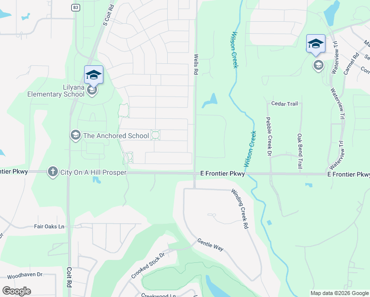 map of restaurants, bars, coffee shops, grocery stores, and more near 1706 Gardenia Street in Celina