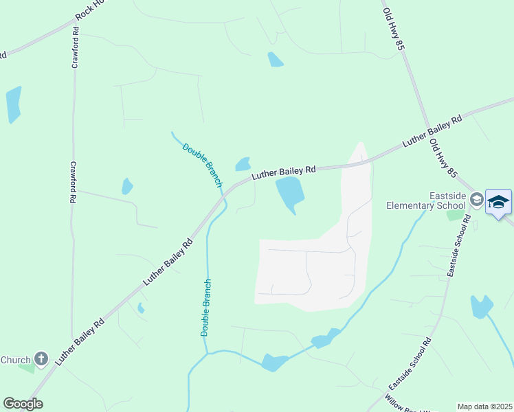 map of restaurants, bars, coffee shops, grocery stores, and more near 1978 Luther Bailey Road in Senoia