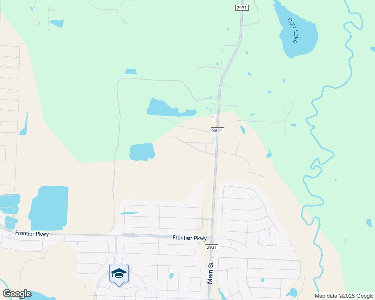 map of restaurants, bars, coffee shops, grocery stores, and more near 5037 Farm to Market Road 2931 in Aubrey