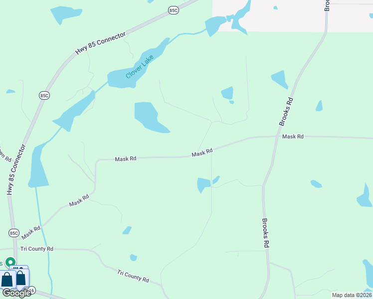 map of restaurants, bars, coffee shops, grocery stores, and more near 495 Mask Road in Brooks