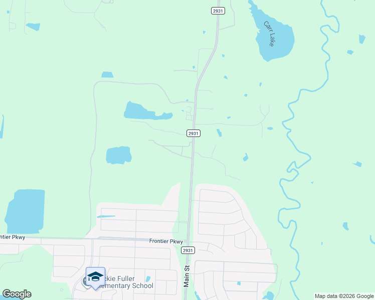 map of restaurants, bars, coffee shops, grocery stores, and more near 5025 Farm to Market Road 2931 in Aubrey