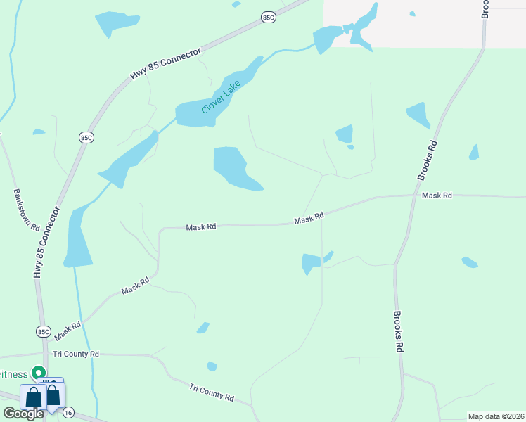 map of restaurants, bars, coffee shops, grocery stores, and more near 509 Mask Road in Brooks