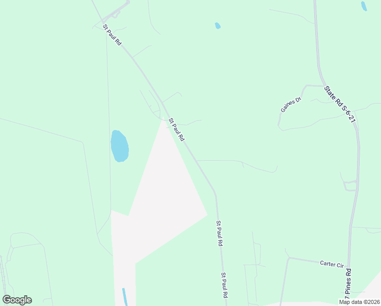 map of restaurants, bars, coffee shops, grocery stores, and more near Saint Paul Road in Barnwell County