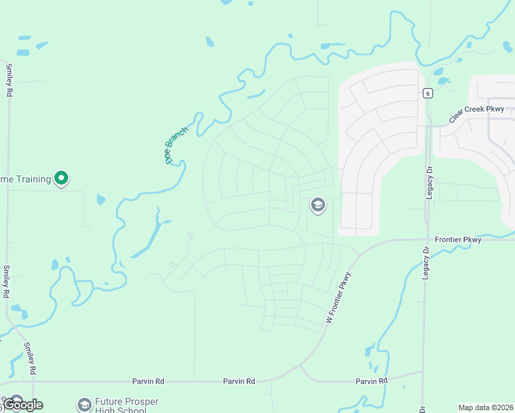 map of restaurants, bars, coffee shops, grocery stores, and more near 4013 Trellis Drive in Prosper