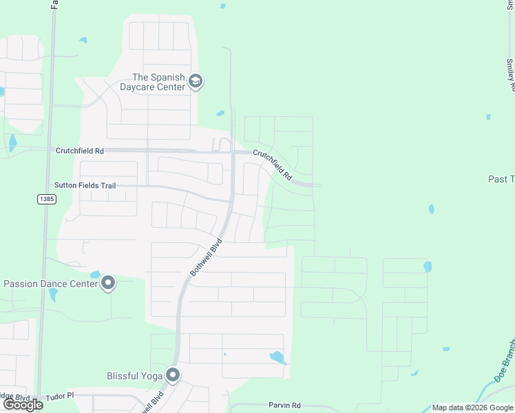map of restaurants, bars, coffee shops, grocery stores, and more near 4520 Westminster Avenue in Aubrey