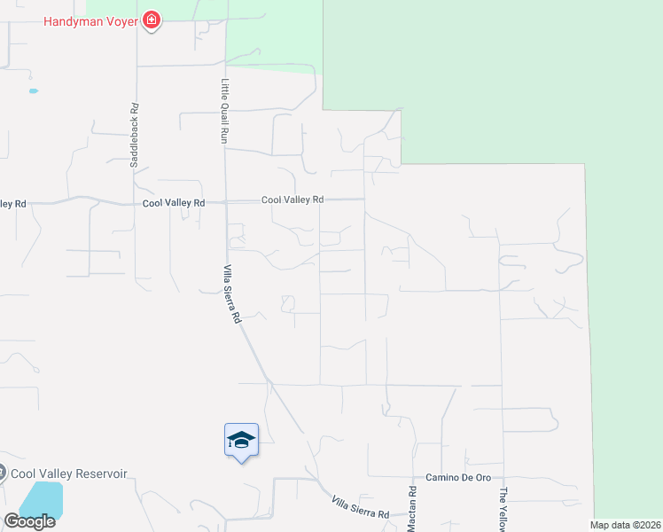map of restaurants, bars, coffee shops, grocery stores, and more near 30349 Cool Valley Lane in Valley Center