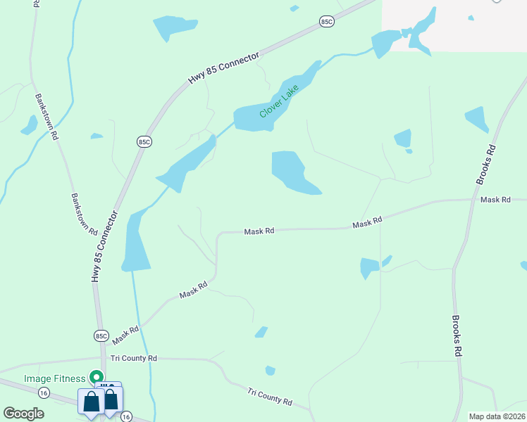 map of restaurants, bars, coffee shops, grocery stores, and more near 561 Mask Road in Brooks