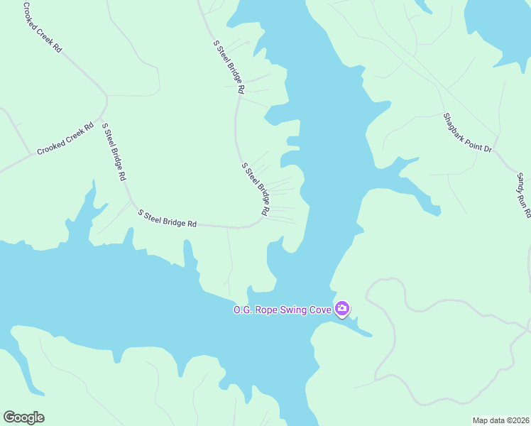 map of restaurants, bars, coffee shops, grocery stores, and more near 271 South Steel Bridge Road in Eatonton