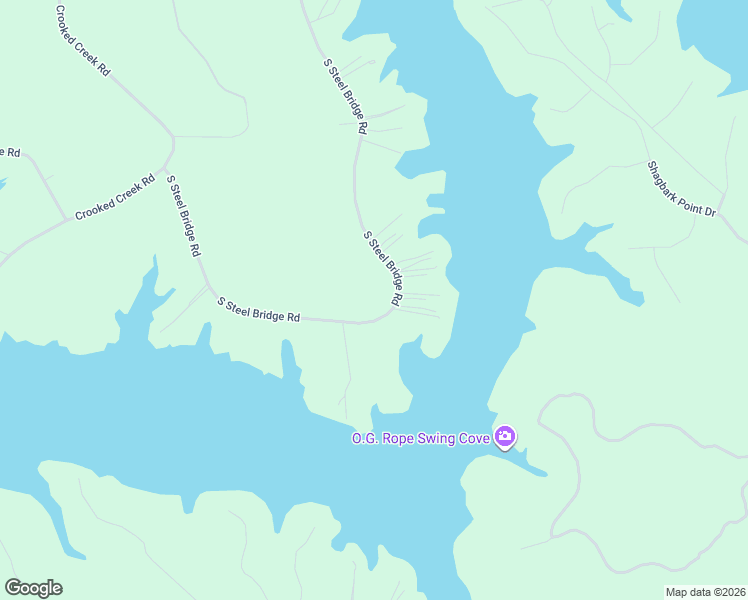 map of restaurants, bars, coffee shops, grocery stores, and more near 271 South Steel Bridge Road in Eatonton