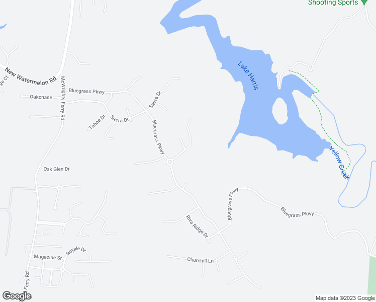 map of restaurants, bars, coffee shops, grocery stores, and more near 4215 Midway Lane in Tuscaloosa