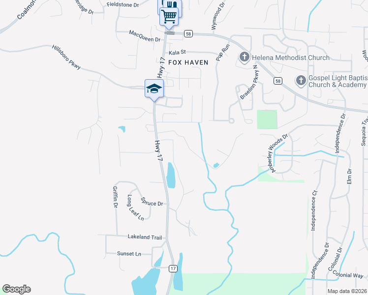 map of restaurants, bars, coffee shops, grocery stores, and more near 2562 Scurlock Road in Helena