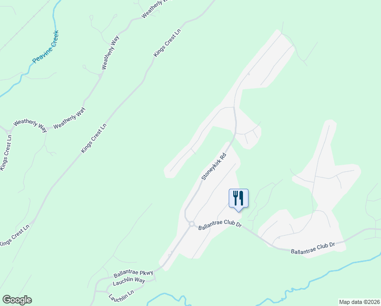 map of restaurants, bars, coffee shops, grocery stores, and more near 1345 Caliston Way in Pelham