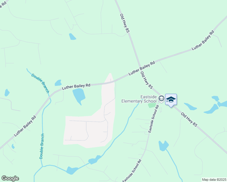 map of restaurants, bars, coffee shops, grocery stores, and more near 25 Saddlebrook Drive in Senoia
