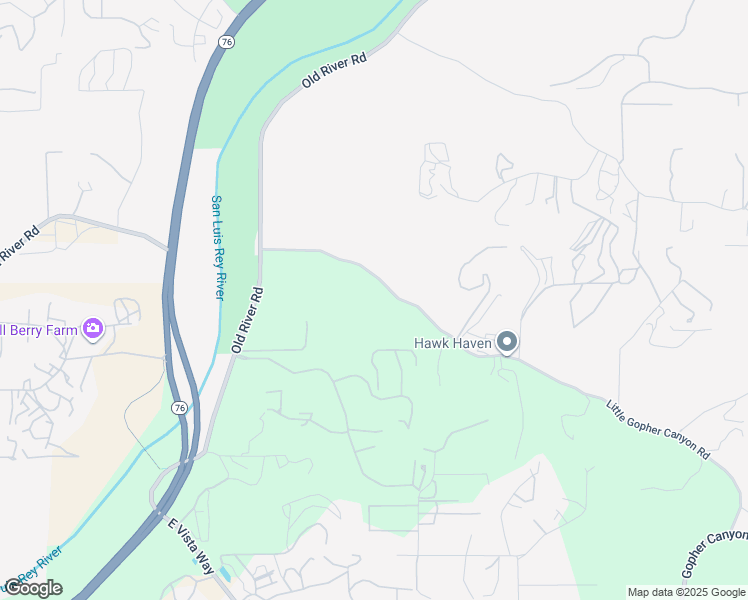 map of restaurants, bars, coffee shops, grocery stores, and more near 1025 Little Gopher Canyon Road in Vista