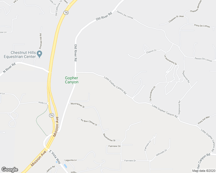 map of restaurants, bars, coffee shops, grocery stores, and more near 1025 Little Gopher Canyon Road in Vista