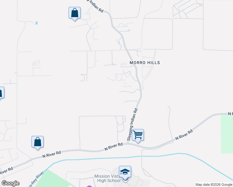 map of restaurants, bars, coffee shops, grocery stores, and more near 577 Sleeping Indian Road in Oceanside
