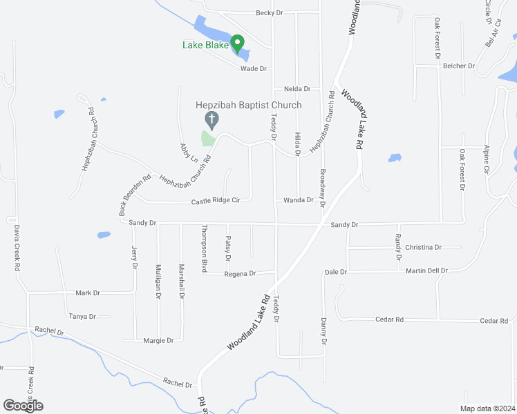 map of restaurants, bars, coffee shops, grocery stores, and more near 20427 Castle Ridge Circle in McCalla