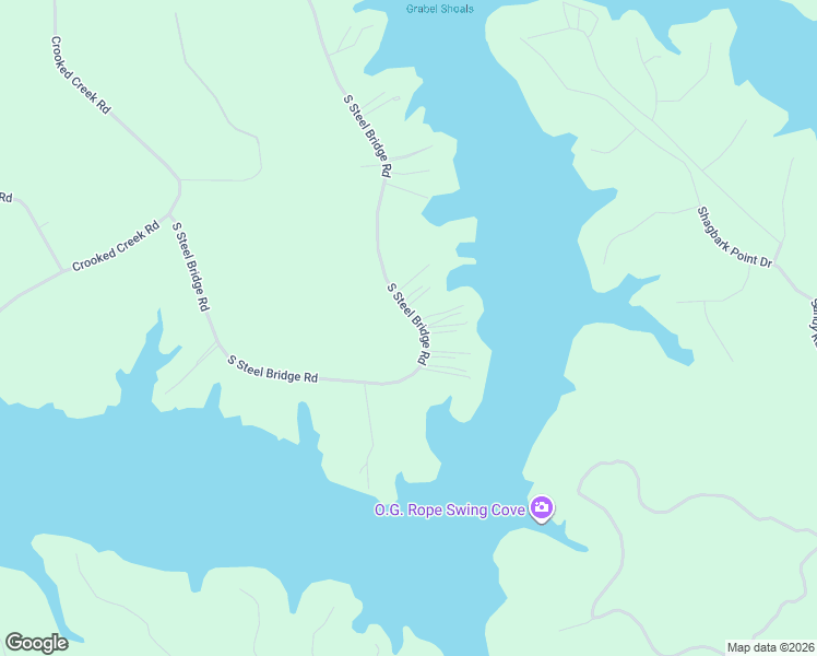 map of restaurants, bars, coffee shops, grocery stores, and more near 271 South Steel Bridge Road in Eatonton