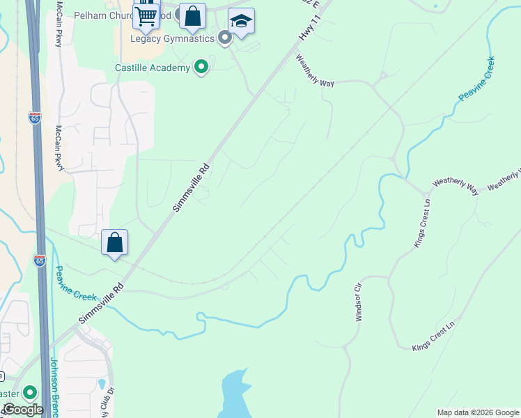 map of restaurants, bars, coffee shops, grocery stores, and more near 148 Cheshire Lane in Pelham