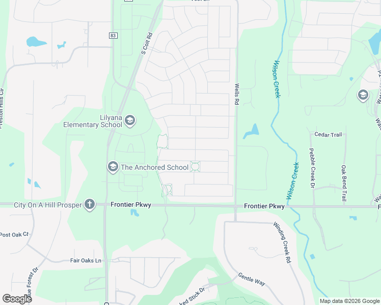 map of restaurants, bars, coffee shops, grocery stores, and more near 4301 Aster Road in Celina