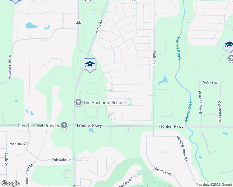 map of restaurants, bars, coffee shops, grocery stores, and more near 1413 Cherry Blossom Lane in Celina