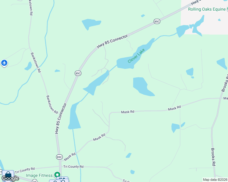 map of restaurants, bars, coffee shops, grocery stores, and more near 579 Mask Road in Brooks