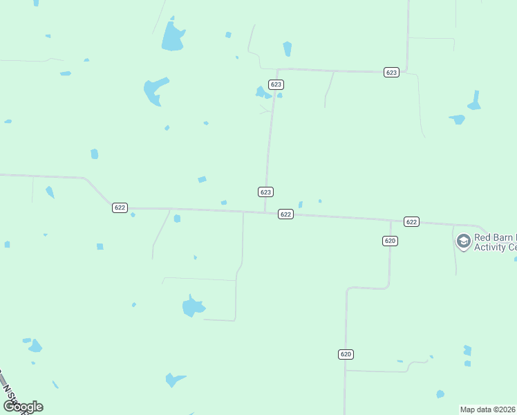 map of restaurants, bars, coffee shops, grocery stores, and more near 13142 County Road 622 in Farmersville