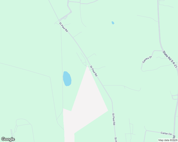 map of restaurants, bars, coffee shops, grocery stores, and more near Saint Paul Road in Barnwell