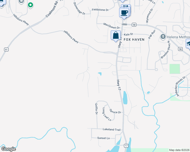 map of restaurants, bars, coffee shops, grocery stores, and more near 1217 Dunham Lane in Helena