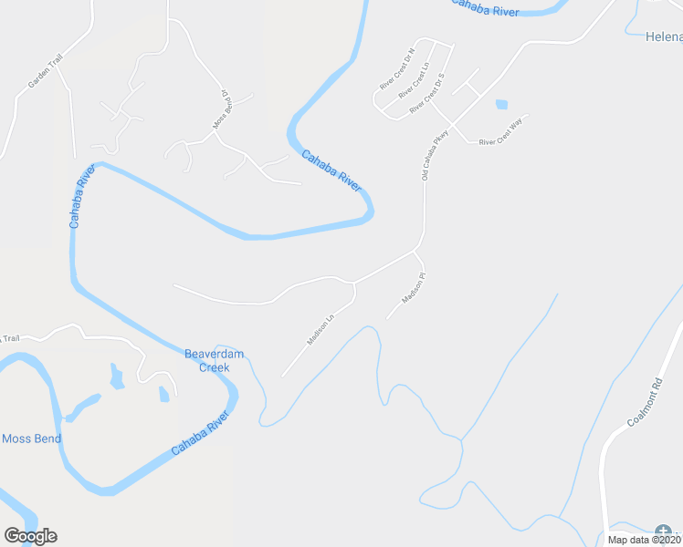 map of restaurants, bars, coffee shops, grocery stores, and more near 4526 Old Cahaba Parkway in Helena