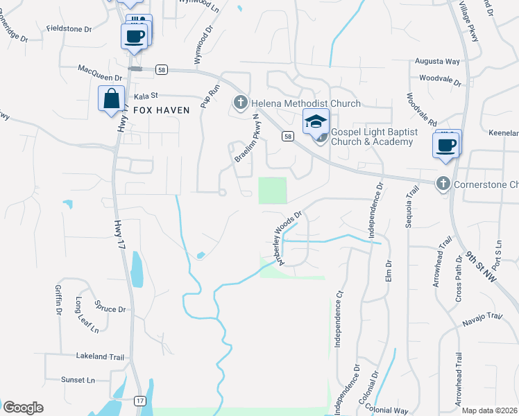 map of restaurants, bars, coffee shops, grocery stores, and more near 2825 Saint Patrick Place in Helena