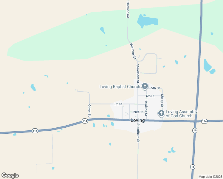 map of restaurants, bars, coffee shops, grocery stores, and more near in Loving