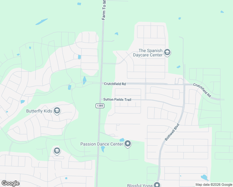 map of restaurants, bars, coffee shops, grocery stores, and more near 6508 Everest Drive in Krugerville